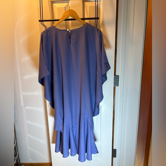 Hans Jutte - Hawaii, one size, purple w/white orchids, dress - Picture 2 of 3